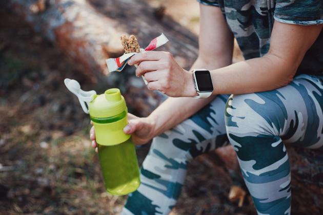 Energy drink and protein bar