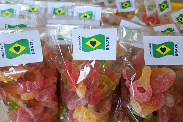 Gelatin sweets bags