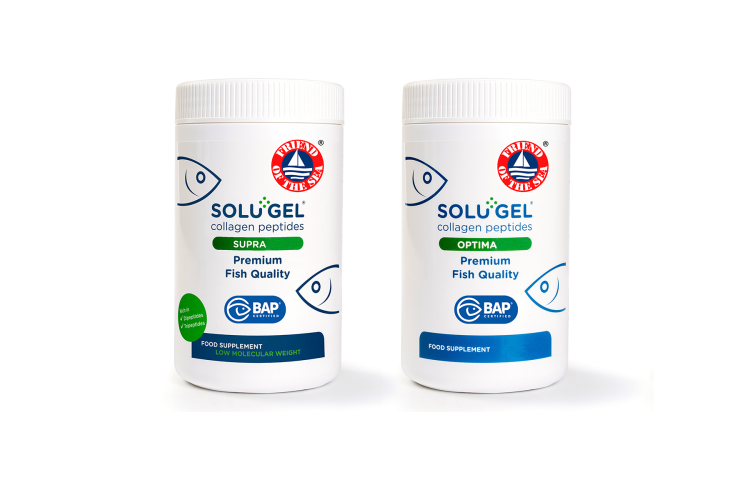 FOS BAP certificates solugel fish collagen