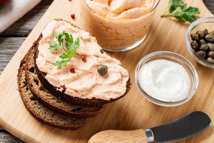 Salmon mousse